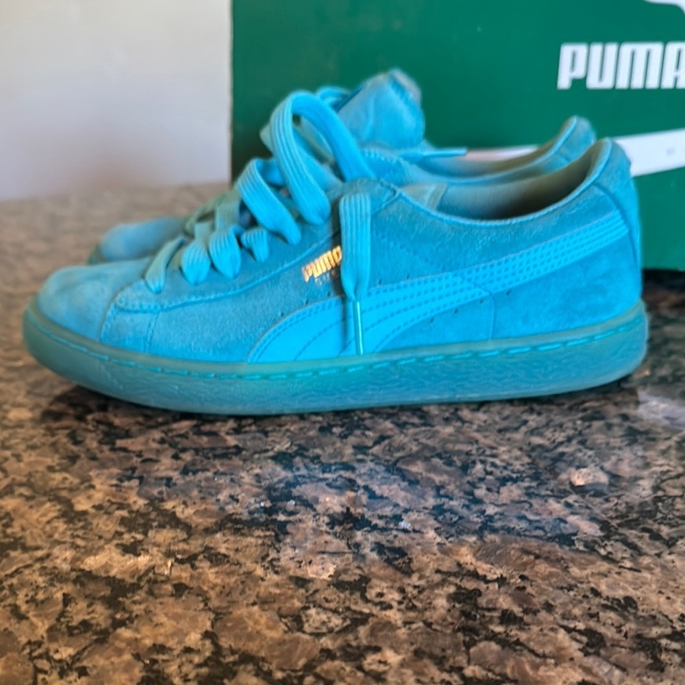 Puma Aqua suede classic iced jr Sneakers 7 men’s 8.5 Women’s - Picture 7 of 15